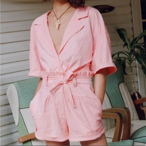 For Love & Lemons Millie Romper - Picture 2 of 8